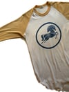 early 70s George Harrison Dark Horse 3/4 sleeve t-shirt