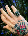 WL&A Handmade Natural Colina Verde Sunrise Signet - Size 9