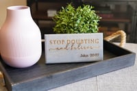 Image 1 of Engraved 8x4 Wood Sign