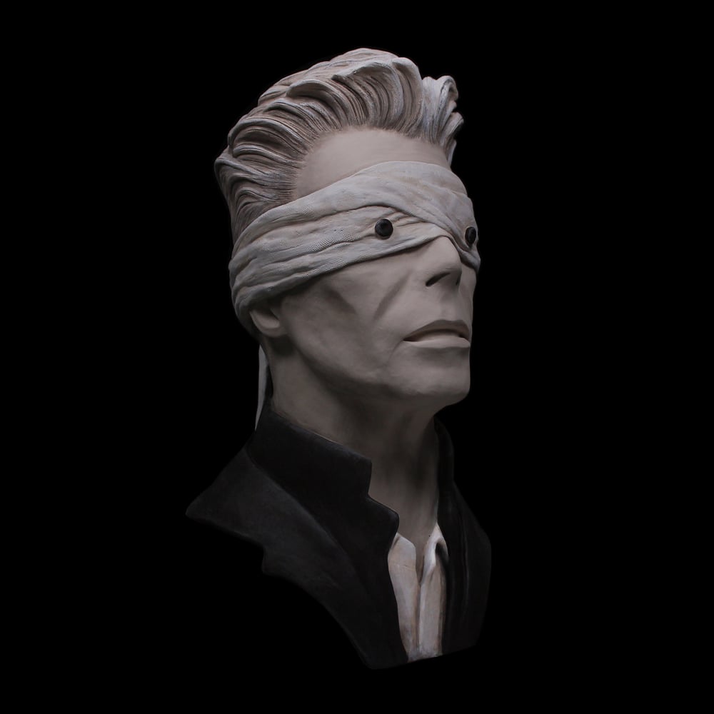 David Bowie 'The Blind Prophet'- Full Head + Bust Sculpture