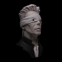 Image 3 of David Bowie 'The Blind Prophet'- Full Head + Bust Sculpture