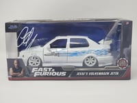 Image 1 of "Fast and Furious" Jesse's Volkswagon Jetta w/ Box 1:24 -- AUTOGRAPHED 