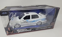 Image 2 of "Fast and Furious" Jesse's Volkswagon Jetta w/ Box 1:24 -- AUTOGRAPHED 