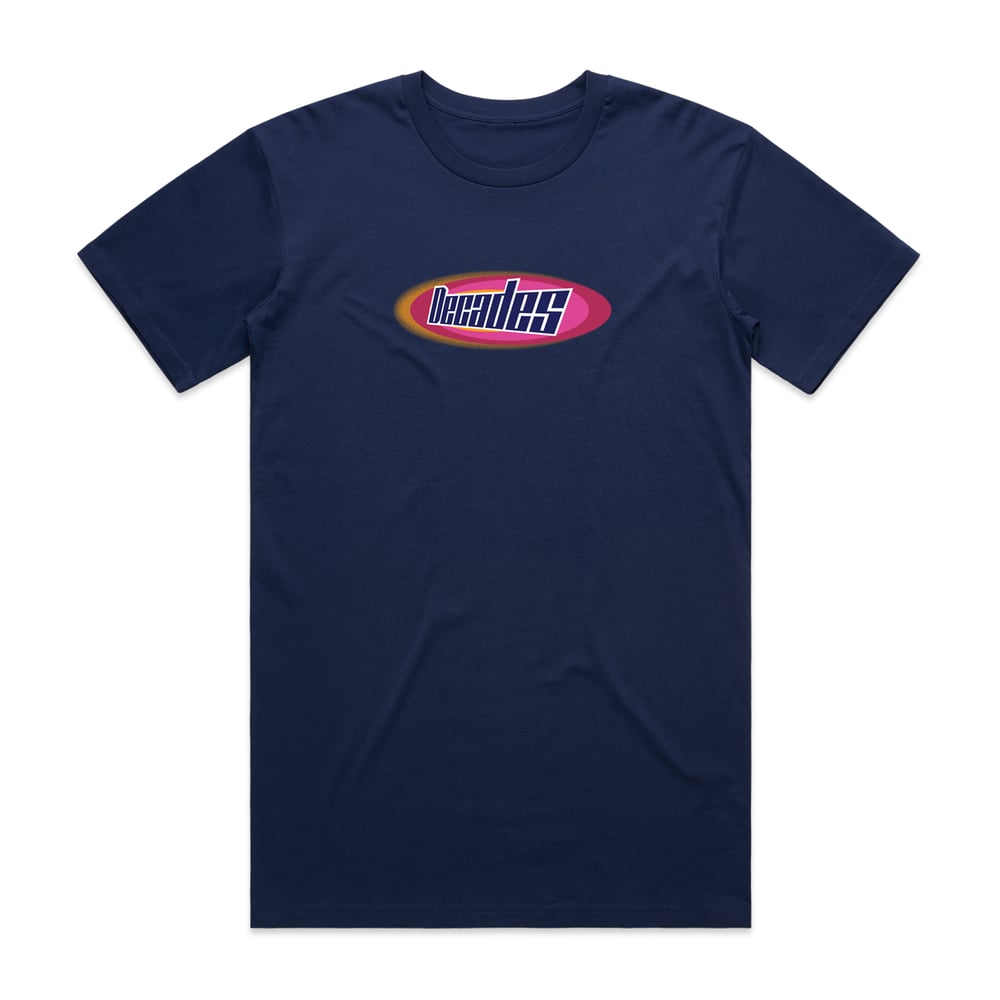 Image of Oval Logo Tee Navy