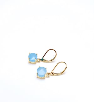 Image of Pendientes Círculos Calcedonia