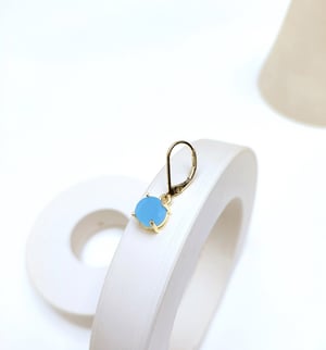 Image of Pendientes Círculos Calcedonia