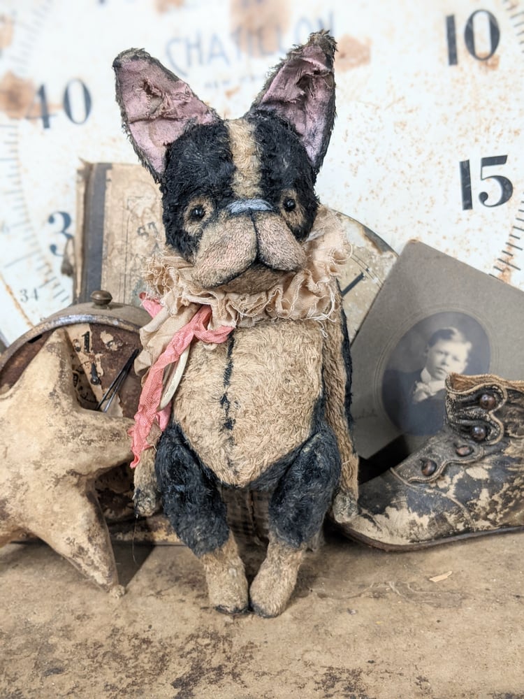 Boston Terrier 8.5" Vintage Style Boston Terrier Dog by Whendi's