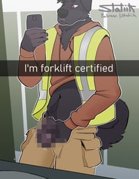 Certified to Forklift Print