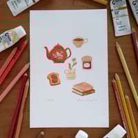 Image 2 of Jam Tea Original Illustration