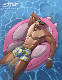 Chill Otter Print