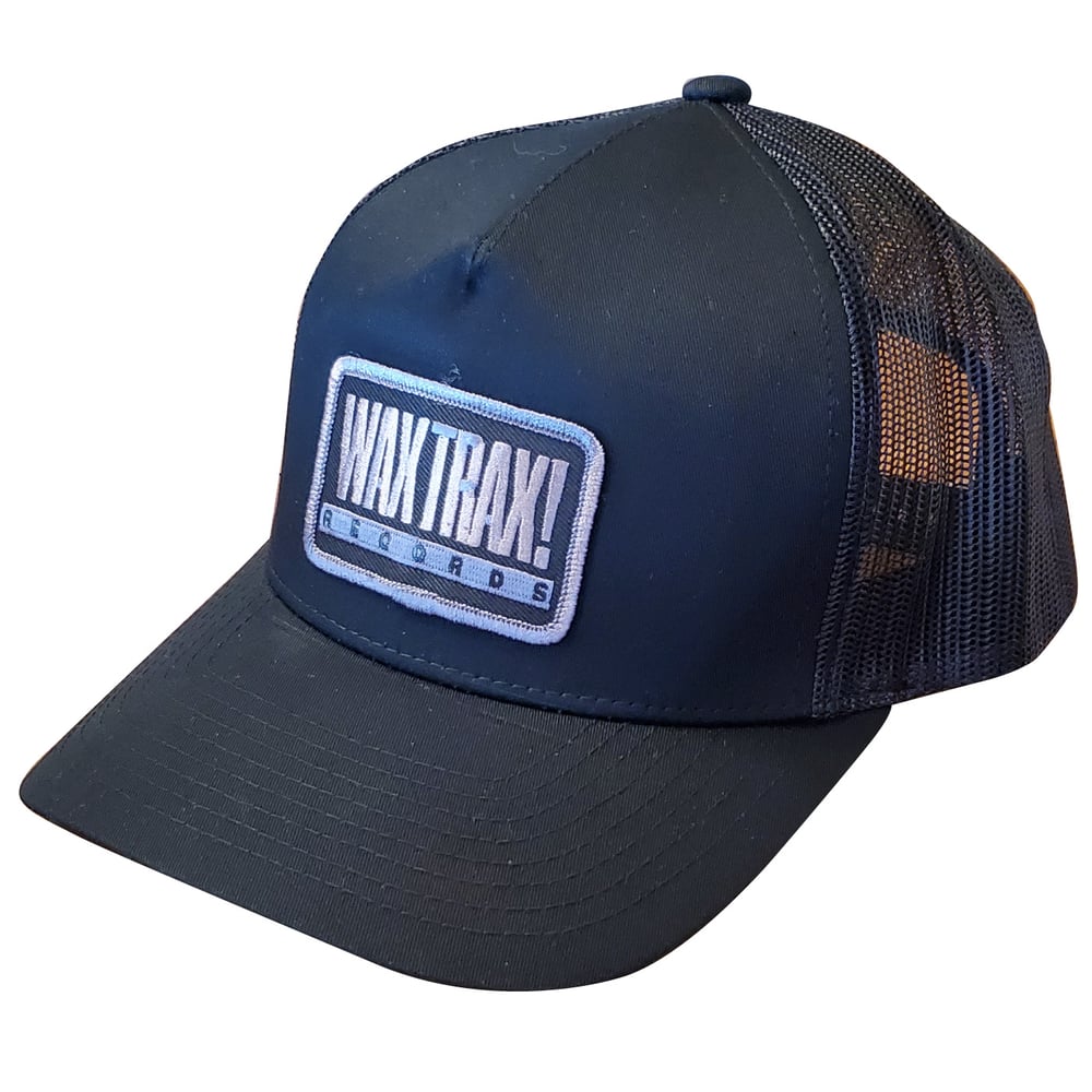 WAX TRAX! - Hat / Trucker Cap (Black/Black)