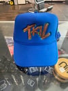 TKIL "Woodz Logo" on Royal Blue Trucker Hat