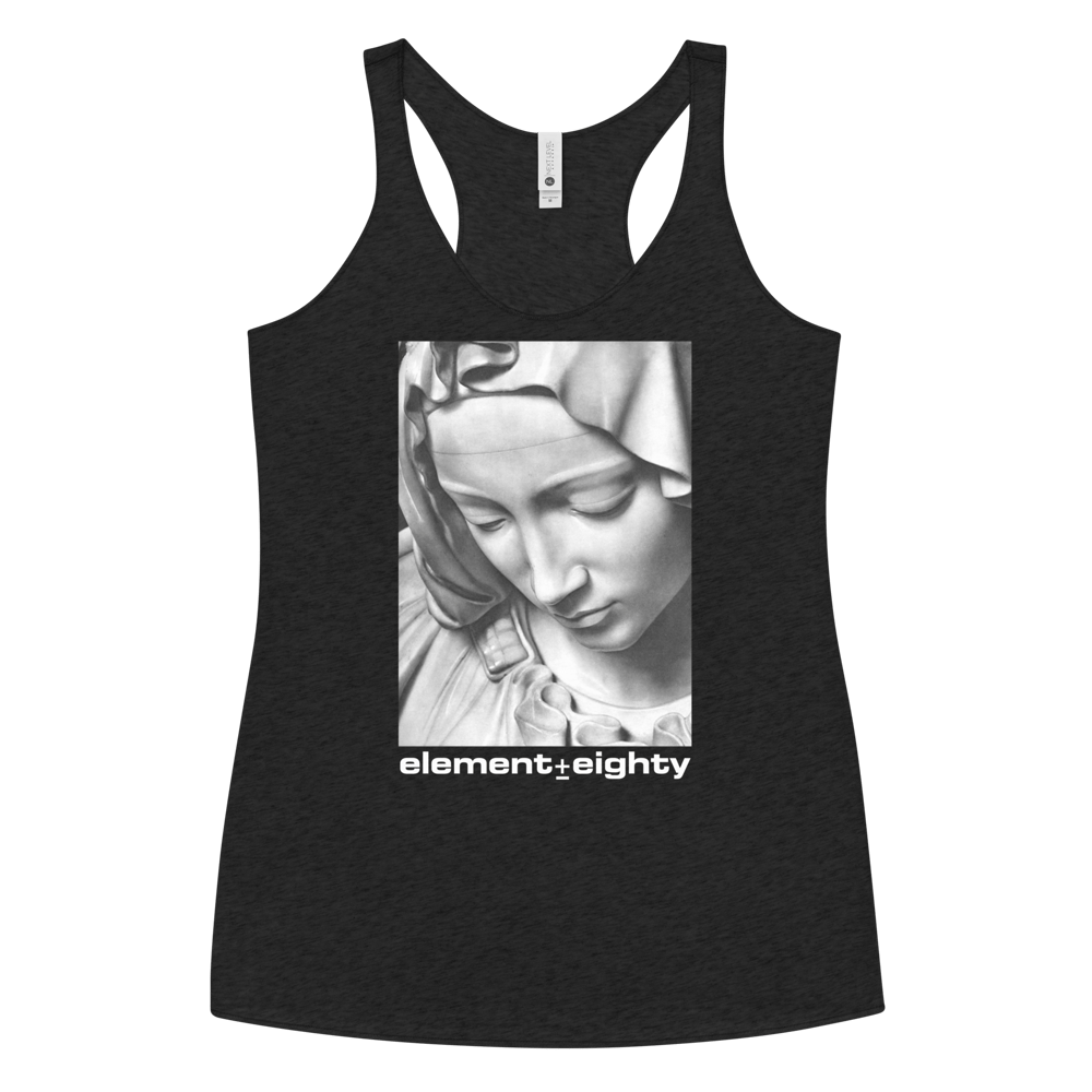 E80 Virgin Mary Women's Racerback Tank