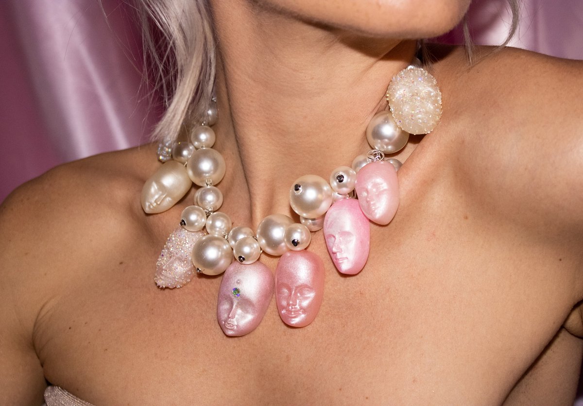 Image of Many-Faced Space Pearls (Necklace)