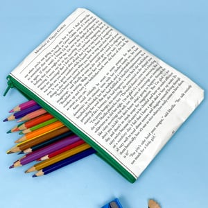Image of Anne of Green Gables Book Page Pencil Case, Morning at Green Gables 