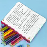 Image 2 of Jemima Puddleduck, Book Page Pencil Case, Beatrix Potter 