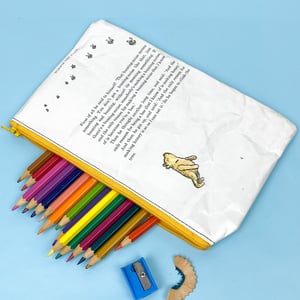 Image of Winnie the Pooh and some Bees, Book Page Pencil Case