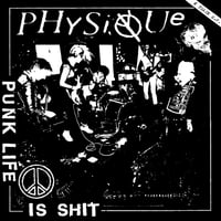 Image 1 of PHYSIQUE - Punk Life Is Shit MLP [red/white splatter vinyl]