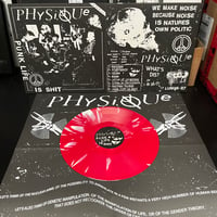 Image 2 of PHYSIQUE - Punk Life Is Shit MLP [red/white splatter vinyl]