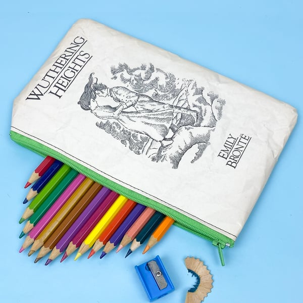 Image of Wuthering Heights Book Page Pencil Case