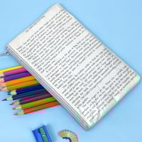Image 2 of  A Long Expected Party, Lord of the Rings Book Page Pencil Case