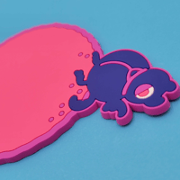 Image 2 of Dung Beetle Rubber Coaster!