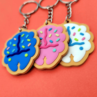 Image 3 of Beetle Cookies Rubber Keychain