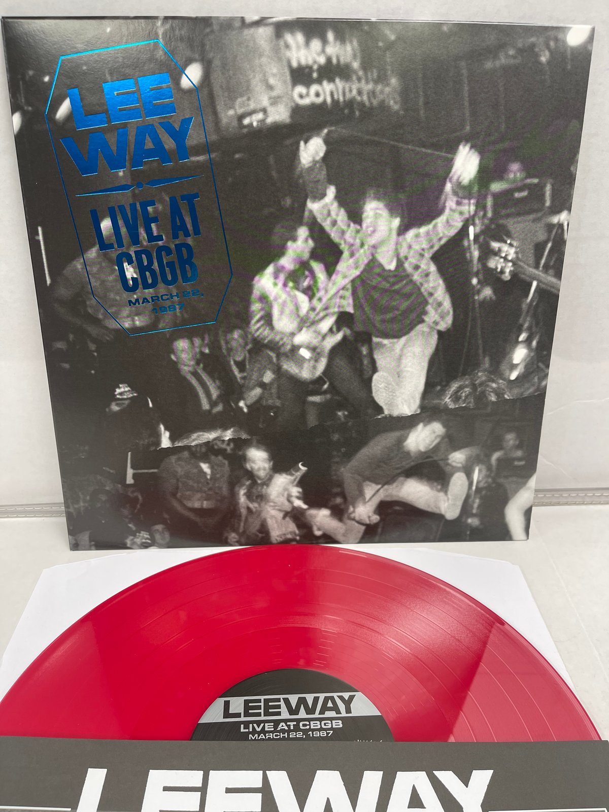 Image of Leeway-Live At CBGB March 22, 1987 Red Vinyl LP