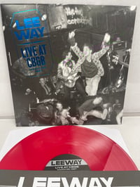 Image 4 of Leeway-Live At CBGB March 22, 1987 Red Vinyl LP