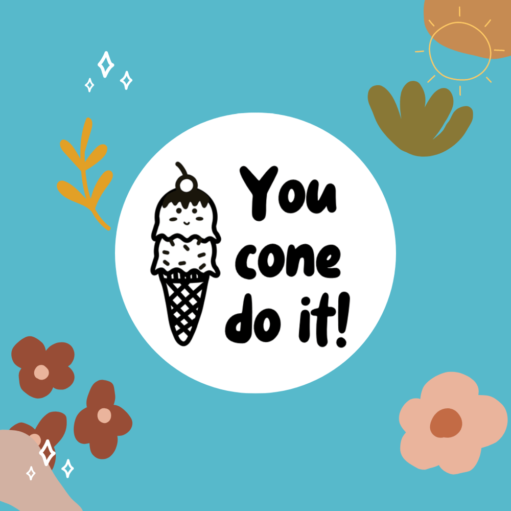 You Cone do it! Stamp