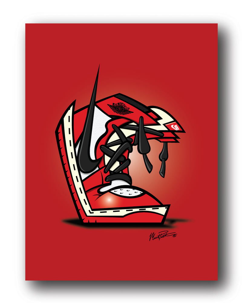 Image of Sneaker Creaser AJ1 Lost & Found Print