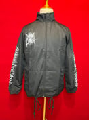 Image of Officially Licensed Waking The Cadaver "Authority Through Intimidation" Zipup HiddenHood Windbreaker