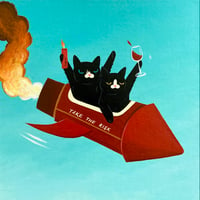 Image 1 of BEWARE: We’re Always Ready To Blast Off And Cause Some Mischief Towards Our Next Adventure! (LP) 