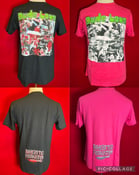Image of Officially Licensed Dude Love "Self Titled" Black and Hot Pink Shirts!!