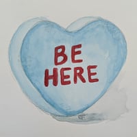 Limited Edition Giclee Print: Be Here, 10x10