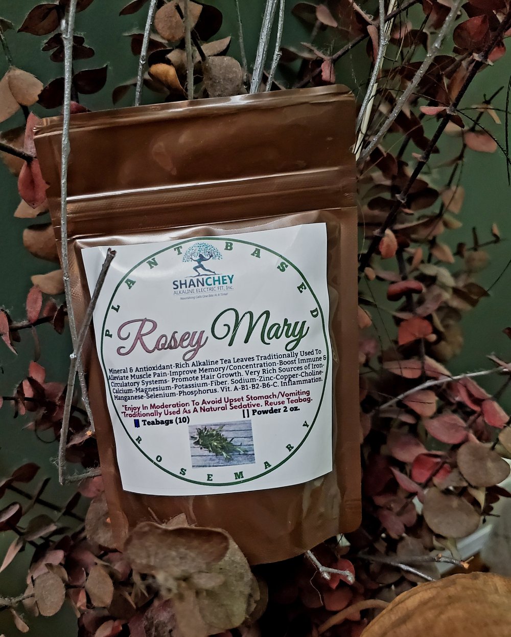 Rosey Mary Leaf Of Rosemary Tea. Sedative-Memory/Concentration-Pain-Immunity Booster-Circulation