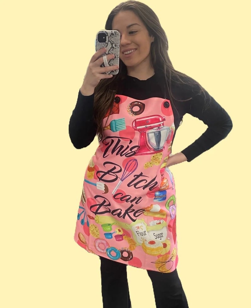 Image of THIS BITCH CAN BAKE APRON