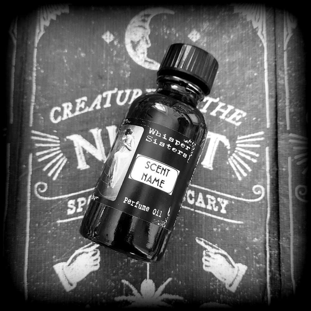 Image of Scent Dupes (type) Perfume Oil in 1 oz Cobalt Blue Screw Cap Bottle
