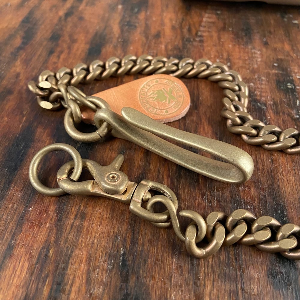 Image of TEXUCRAFTS FLAT SAFETY WALLET CHAIN "FISH HOOK"