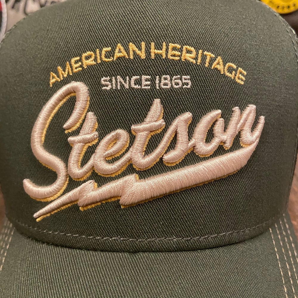 Image of STETSON MESH CAP "BLITZ" GREEN