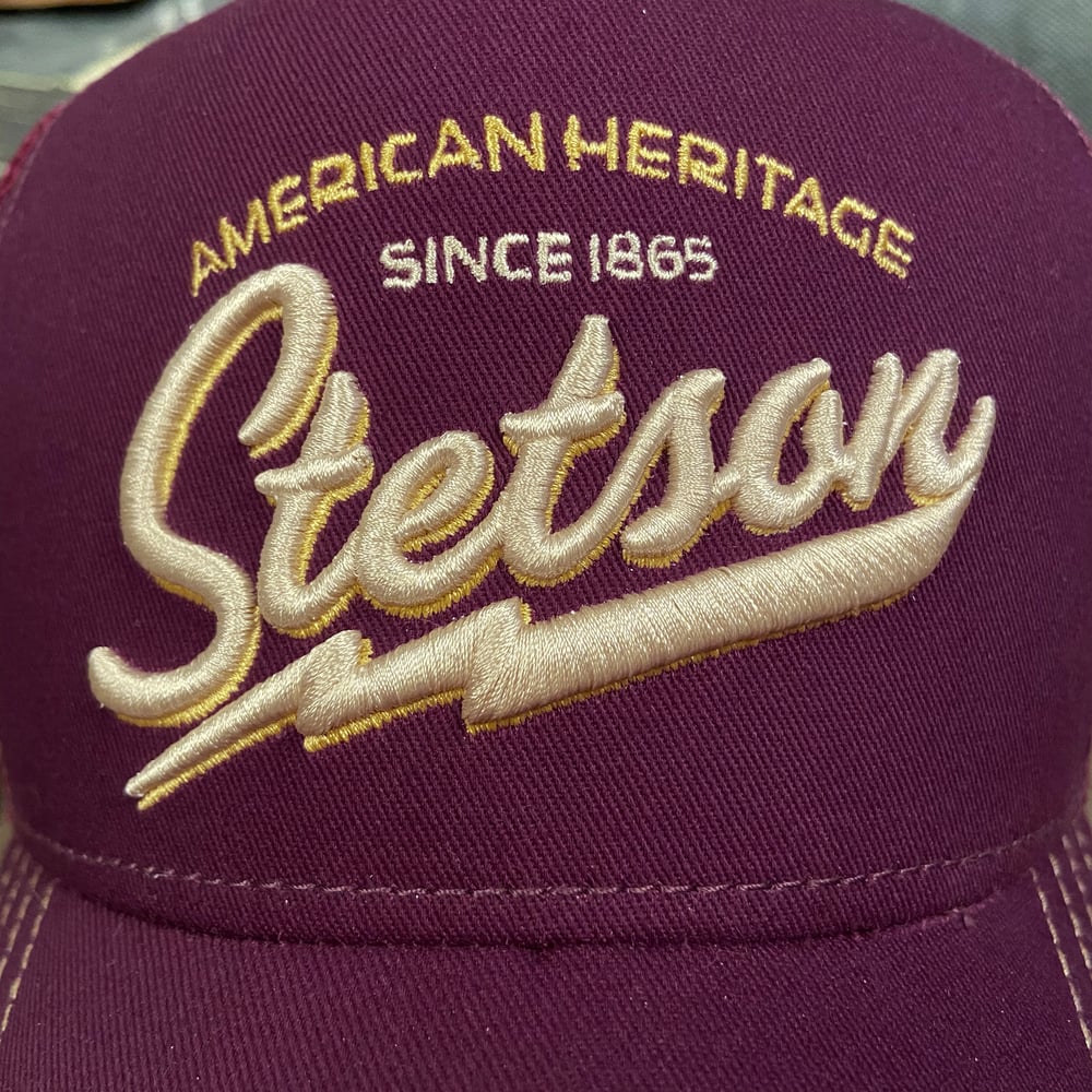 Image of STETSON MESH CAP "BLITZ" PURPLE