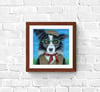 Colin the Border Collie art print