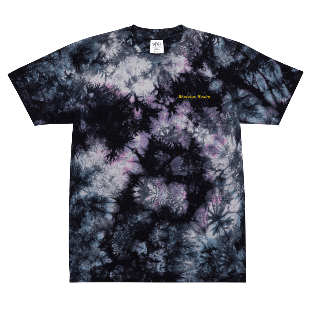 Image of Skeleton Realm Swagger Enthusiast tie-dye t-shirt