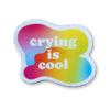 Crying Is Cool No Sparkles Sticker