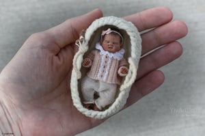 Image of OOAK Miniature Baby Girl "Grace"