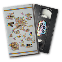 Image 1 of KGLW "Demos Vols. 1+2" Official Bootlegger VHS Video Album - "CMYK Edition"