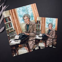 Image 2 of Agatha Christie Signed Watercolor Print
