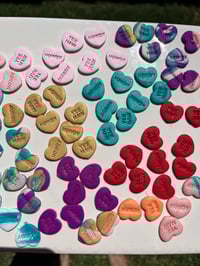 Image 1 of Yeehaw / howdy heart studs 