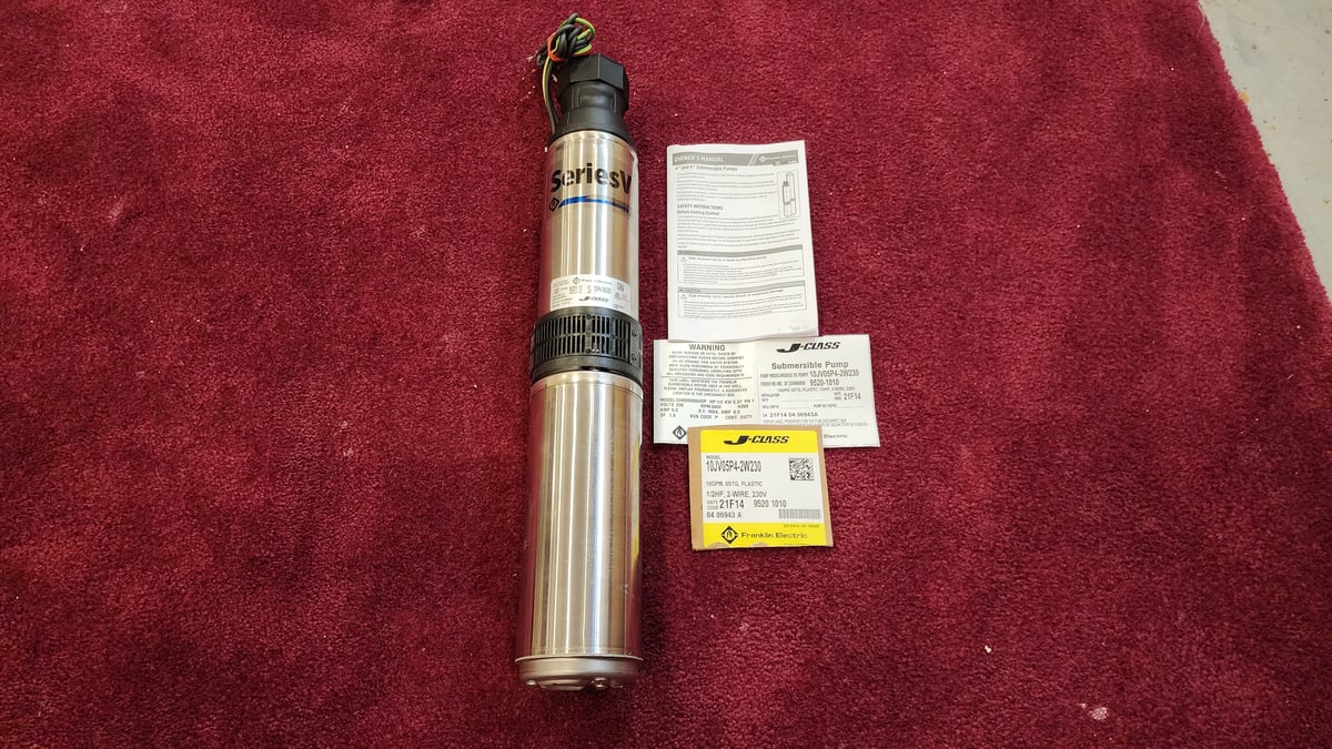 1/2Hp 10GPM JClass Well Pump 115V H2o Mechanic