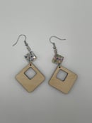 Image 3 of Confetti Square Cut-out Earrings